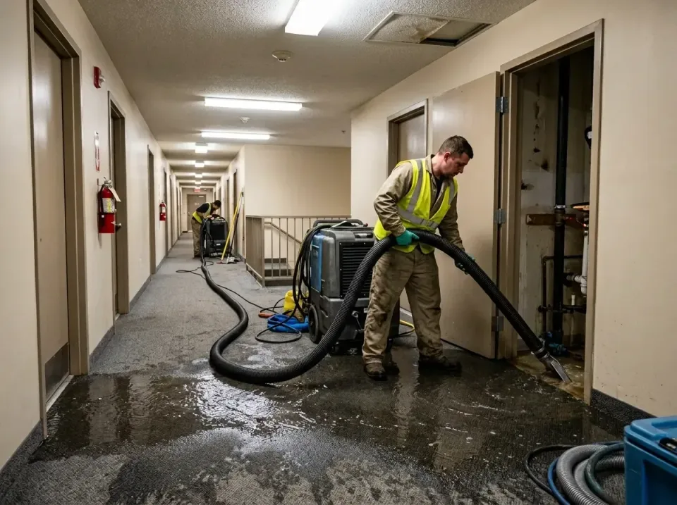 multi-unit-apartment-hallway-f-005 — frequently asked questions, Emergency Burst Pipe Water Extraction & Removal in Mims, FL